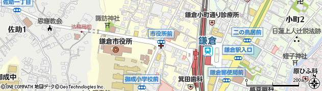 鎌倉美容室ＳｅａＢｌｕｅ周辺の地図