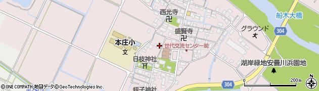 滋賀県高島市安曇川町南船木261周辺の地図
