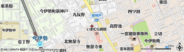 愛知県一宮市今伊勢町本神戸無量寺東3周辺の地図