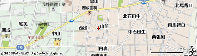 愛知県一宮市春明山前29周辺の地図