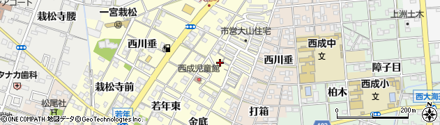 愛知県一宮市大赤見大山14周辺の地図