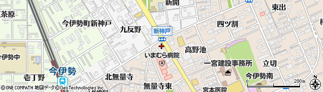 愛知県一宮市今伊勢町本神戸無量寺東4周辺の地図