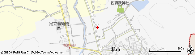 京都府福知山市私市（宮ノ下）周辺の地図