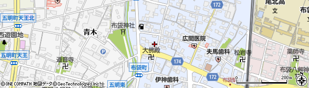 愛知県江南市布袋町西227周辺の地図