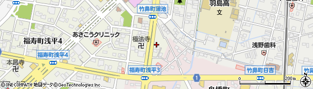 岐阜羽島線周辺の地図