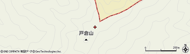 戸倉山周辺の地図