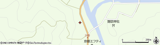 京都府南丹市美山町鶴ケ岡4周辺の地図