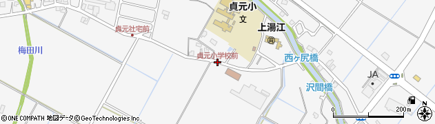 貞元小学校前周辺の地図