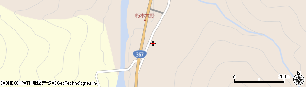滋賀県高島市朽木大野266周辺の地図