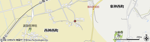 島根県出雲市西神西町周辺の地図