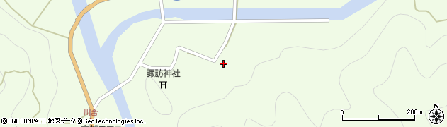 京都府南丹市美山町鶴ケ岡長井周辺の地図