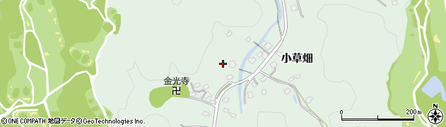 千葉県市原市小草畑周辺の地図