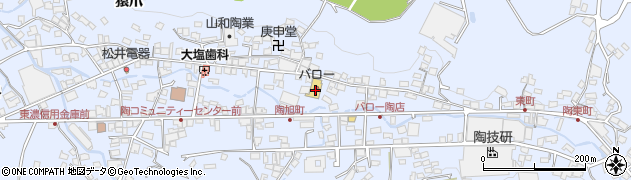 バロー陶店周辺の地図