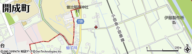 神奈川県小田原市曽比1180周辺の地図