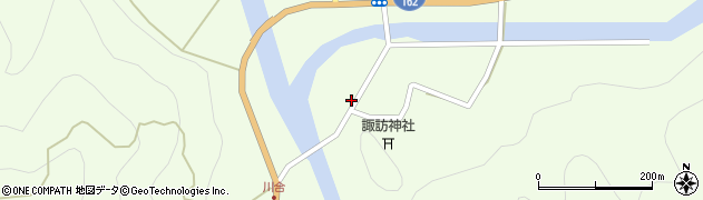 京都府南丹市美山町鶴ケ岡馬場周辺の地図