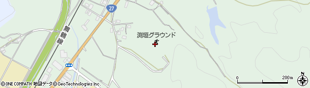 京都府綾部市渕垣町木寺周辺の地図