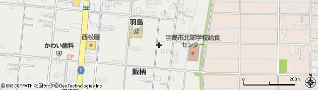 岐阜県羽島市竹鼻町飯柄1006周辺の地図