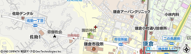 鎌倉ひまわり鍼灸院周辺の地図
