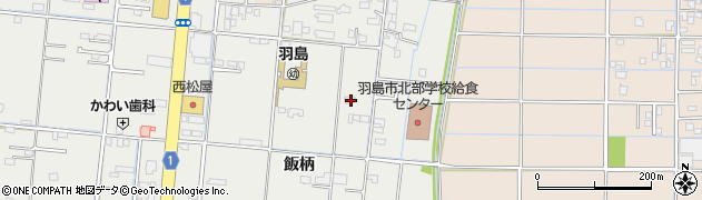 岐阜県羽島市竹鼻町飯柄1008周辺の地図