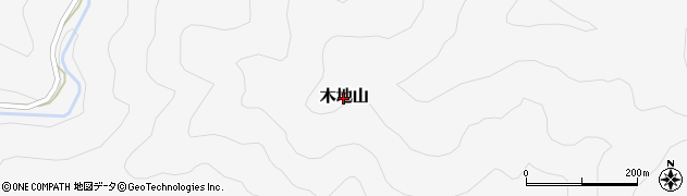 鳥取県三朝町（東伯郡）木地山周辺の地図