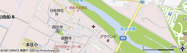 滋賀県高島市安曇川町南船木71周辺の地図