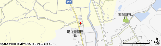 京都府福知山市報恩寺（土井越）周辺の地図