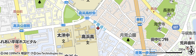 平塚市消防分団　第四分団周辺の地図