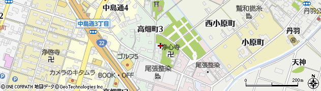 愛知県一宮市一宮（東小島）周辺の地図