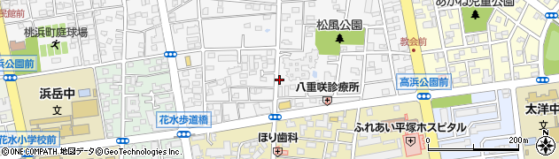 松風南公園周辺の地図