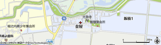 岐阜県養老町（養老郡）飯積周辺の地図