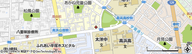 神奈川県平塚市夕陽ケ丘17周辺の地図
