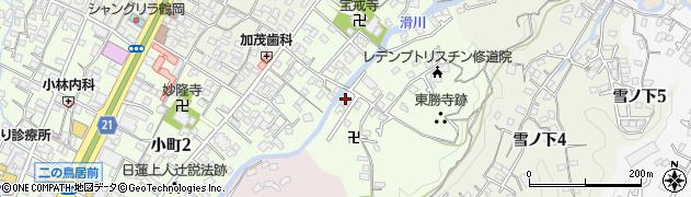 東勝寺橋ひぐらし公園周辺の地図