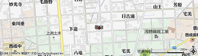 愛知県一宮市時之島（帯田）周辺の地図