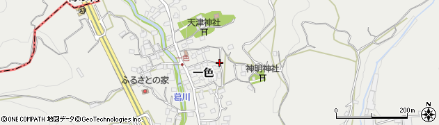神奈川県二宮町（中郡）一色周辺の地図