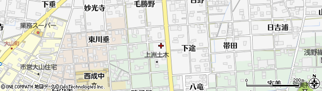 愛知県一宮市時之島上垂15周辺の地図