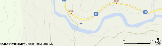 京都府南丹市美山町田歌（広手）周辺の地図