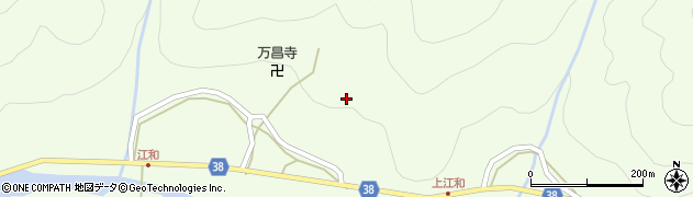 京都府南丹市美山町江和周辺の地図