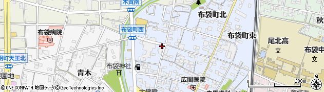 愛知県江南市布袋町西78周辺の地図