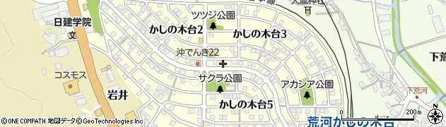 京都府福知山市かしの木台周辺の地図
