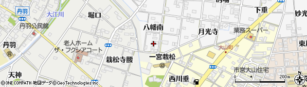 愛知県一宮市時之島（八幡南）周辺の地図