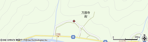 京都府南丹市美山町江和（上ヱ前）周辺の地図