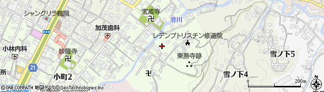 神奈川県鎌倉市小町3丁目周辺の地図