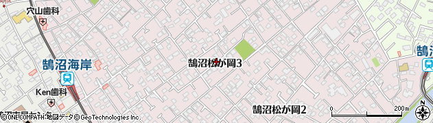 神奈川県藤沢市鵠沼松が岡周辺の地図