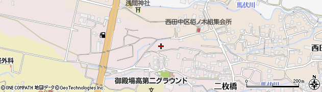 静岡県御殿場市二枚橋周辺の地図