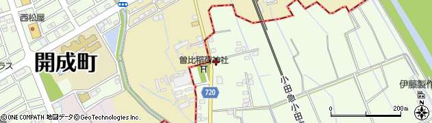 神奈川県小田原市曽比1288周辺の地図