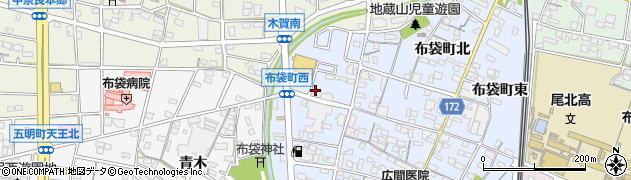 愛知県江南市布袋町西47周辺の地図