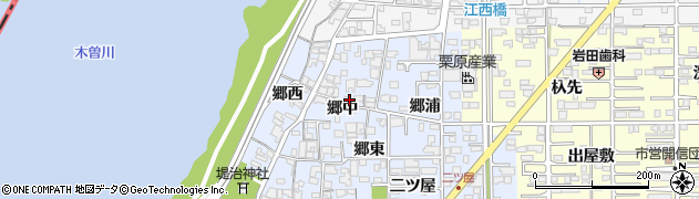 愛知県一宮市小信中島郷中36周辺の地図