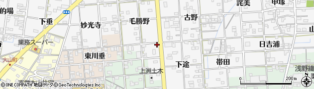 愛知県一宮市時之島上垂11周辺の地図