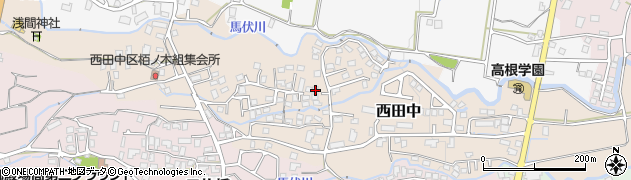 静岡県御殿場市西田中525周辺の地図