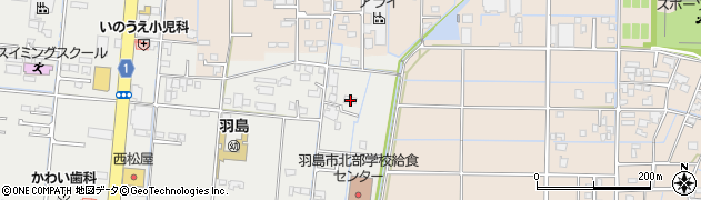 岐阜県羽島市竹鼻町飯柄1045周辺の地図